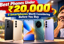 Best Phones Under ₹20,000 : 5 Smartphones Worth Considering Before You Buy Best Phones Under ₹20,000