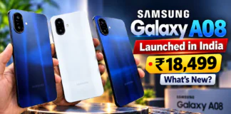 Samsung Galaxy A08 Launched in India : Priced at ₹18,499 , Know What’s New Samsung Galaxy A08 Launched in India