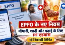 EPFO Rules : EPFO ने PF एडवांस निकासी के नियमों में किए बदलाव ? बीमारी, शादी और पढ़ाई के लिए कब निकाल सकेंगे पैसा, जानिए नई लिमिट EPFO Rules