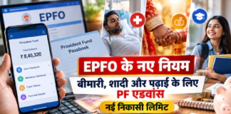 EPFO Rules : EPFO ने PF एडवांस निकासी के नियमों में किए बदलाव ? बीमारी, शादी और पढ़ाई के लिए कब निकाल सकेंगे पैसा, जानिए नई लिमिट EPFO Rules