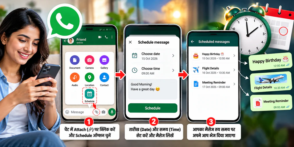 WhatsApp Message Scheduling Feature