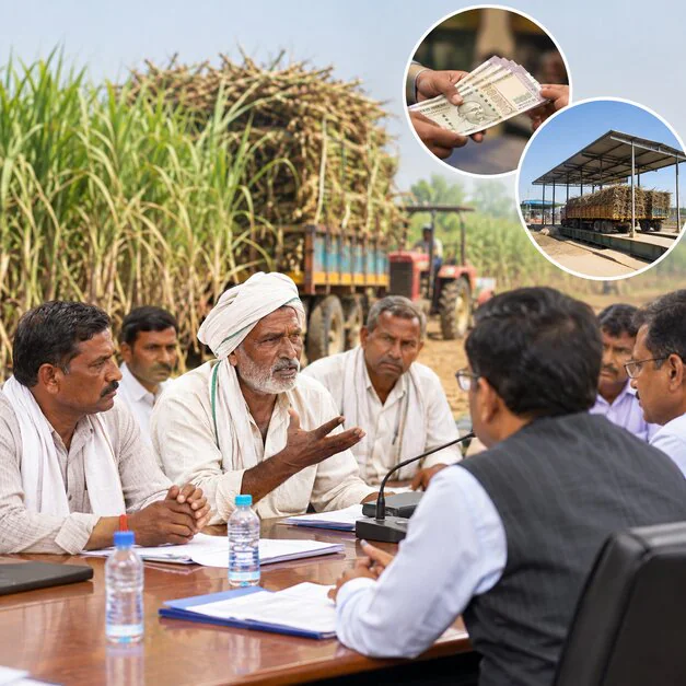 Haryana Sugarcane Price Protest