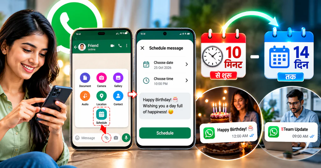 WhatsApp Message Scheduling Feature
